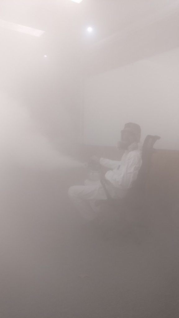 Сухой туман от запахов. Обработка сухим туманом в Тюмени.